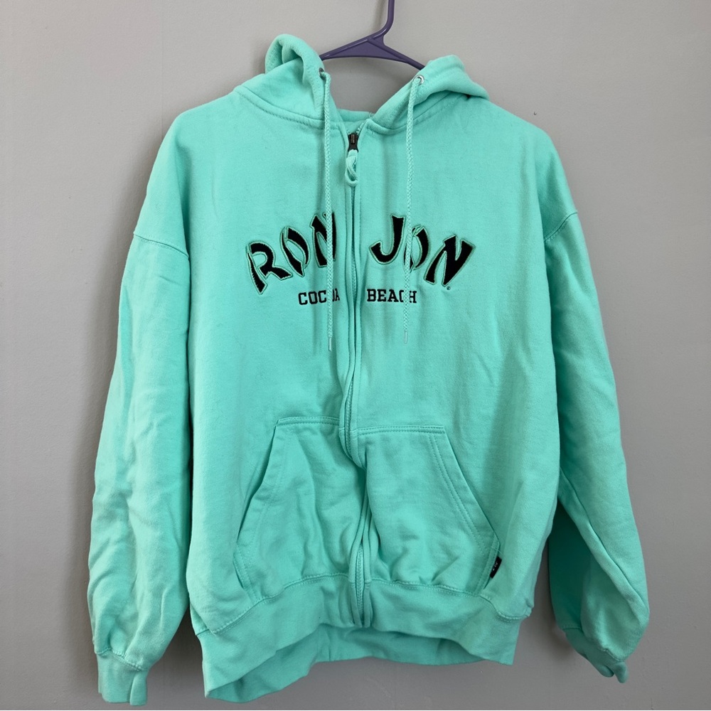 Ron Jon Blue Zip-Up Hoodie Jacket